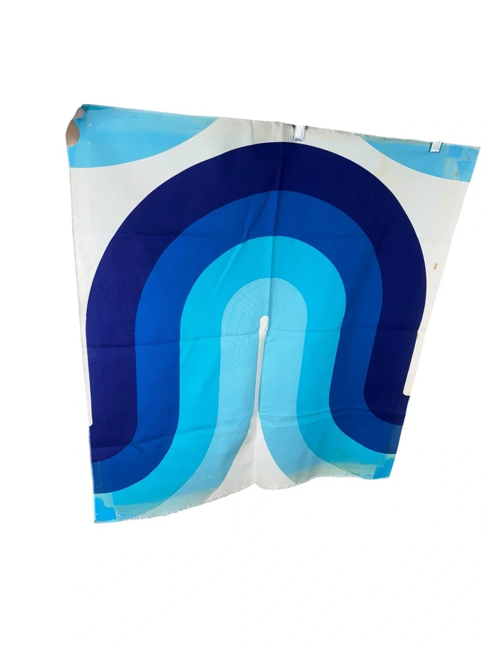 Blue Gradient Arch Wall Tapestry Vintage Set of Two